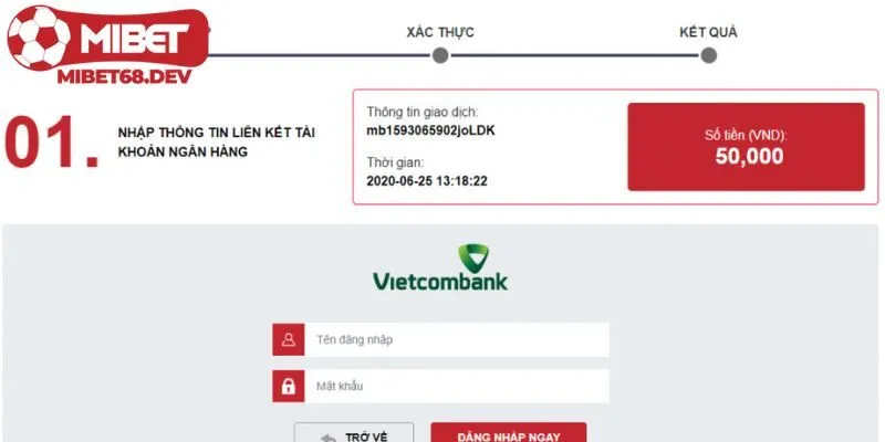 Milbet 13 Tham gia nạp tiền cực đơn giản với 4 bước tại Mibet