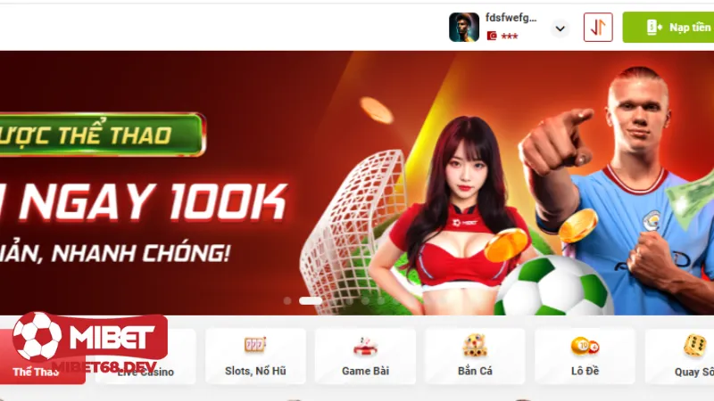 Hỗ trợ nhanh chóng, khuyến mãi Mibet hấp dẫn